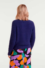 Carica l&#39;immagine nel visualizzatore di Gallery, Compania Fantastica- Maglione blu testurizzato
