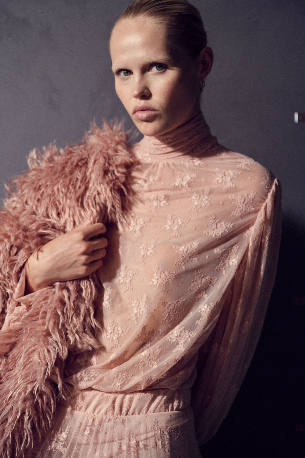 KikaShop/Lumina- Camicia in pizzo