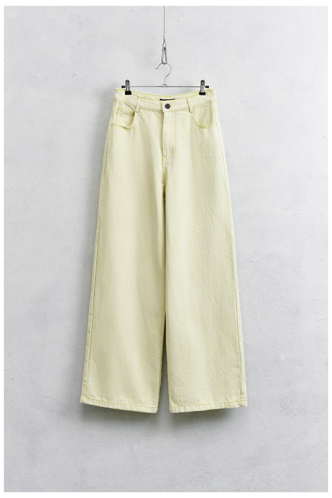 Kikashop/Lumina- Jeans  lavato giallo